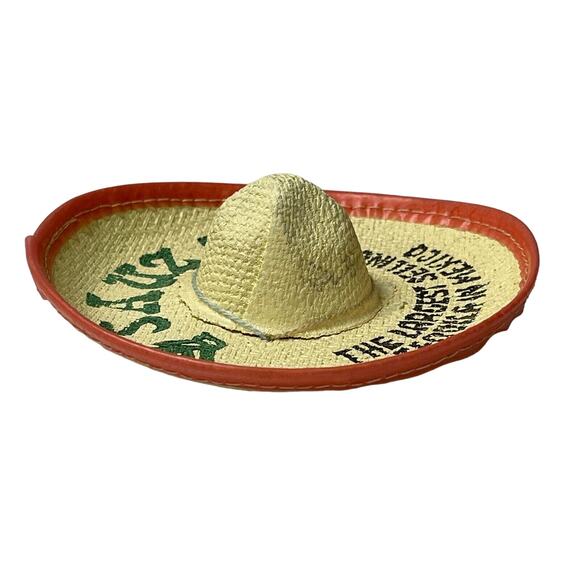 Set of 2 Vintage Sauza Tequila Promo Mini Sombreros Advertising Mexico Barware - Picture 13 of 13